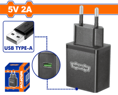 راسية شاحن 5 فولت 2 امبير USB TYPE -A ماركة WADFOW