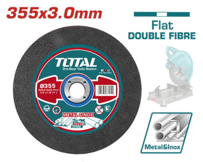 حجر قص معدن شلة 355 مم سماكة 3 مم TOTAL