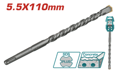 ريشة SDS PLUS 5.5 × 110 ماركة TOTAL
