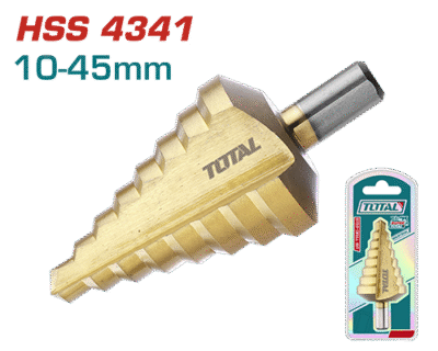 ريشة مخروطية 10-45 ملم حديث صناعي على كرت ماركة TOTAL