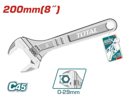 مفتاح اموليت انكليزي 8 انش اقصى قطر 29 مم ماركة TOTAL