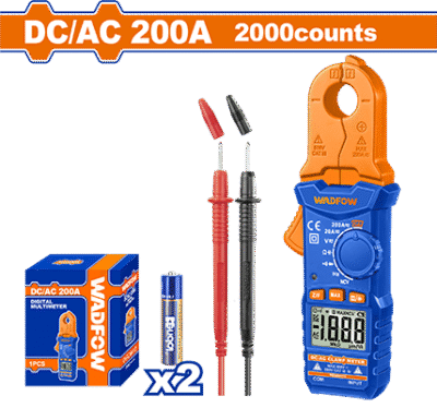 بانسة كليبس امبير DC/AC مجال 200 امبير ماركة WADFOW