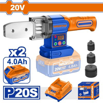 كاوي لحام بواري 20 فولت 320 ℃ + بطارية 4 امبيرعدد 2 + شاحن+ اكسسوارات WADFOW