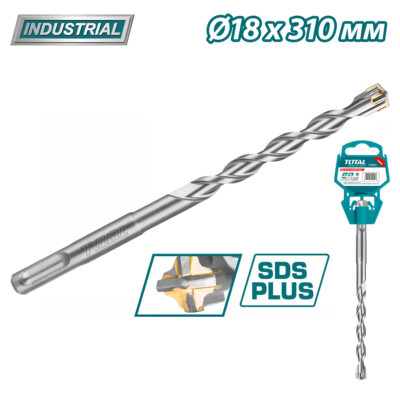 ريشة SDS PLUS 18 X 310 راس رباعي ماركة TOTAL