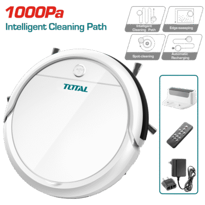 مكنسة على البطارية قطر 30 سم ضغط 1000 باسكال صناعي TOTAL