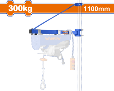 قاعدة تثبيت رافعة دوارة 300 كغ 1100 مم لزومWADFOW WETH1A04 & WETH1A01